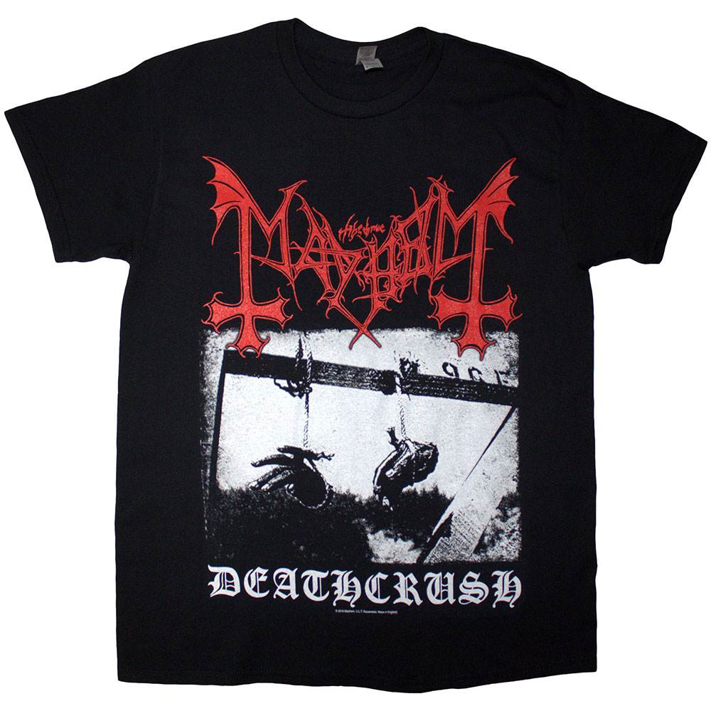 Mayhem - Deathcrush Heren T-shirt - Zwart